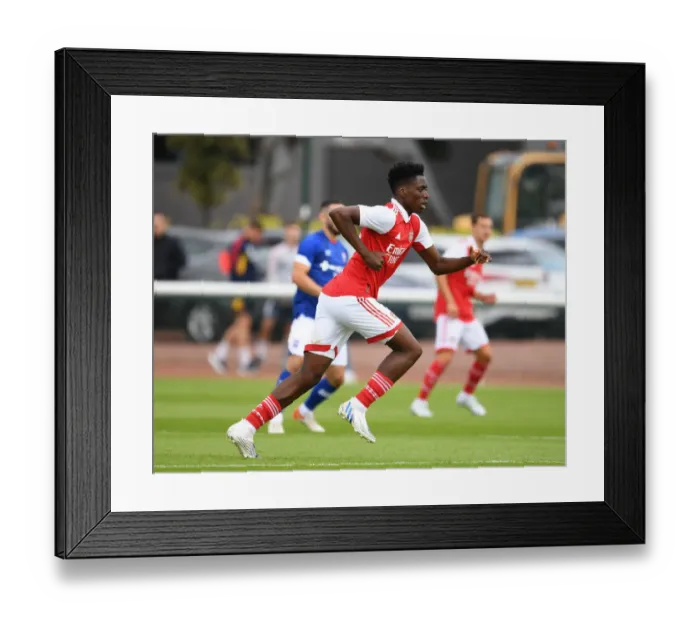 Framed Print : Arsenal's Sambi Trainings Intensely Ahead of Pre-Season Match against Ipswich Town Framed Print : Arsenal's Sambi Trainings Intensely Ahead of Pre-Season Match against Ipswich Town
