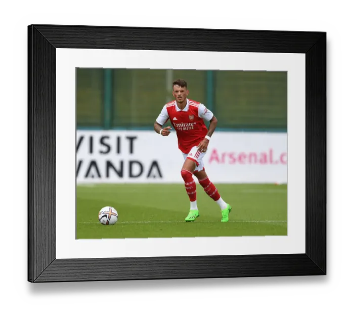 Framed Print : Arsenal's Ben White Shines in Pre-Season: Arsenal 1-0 Ipswich Town (July 2022) Framed Print : Arsenal's Ben White Shines in Pre-Season: Arsenal 1-0 Ipswich Town (July 2022)