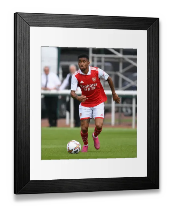 Framed Print : Arsenal's Reiss Nelson Shines in Pre-Season Friendly Against Ipswich Town