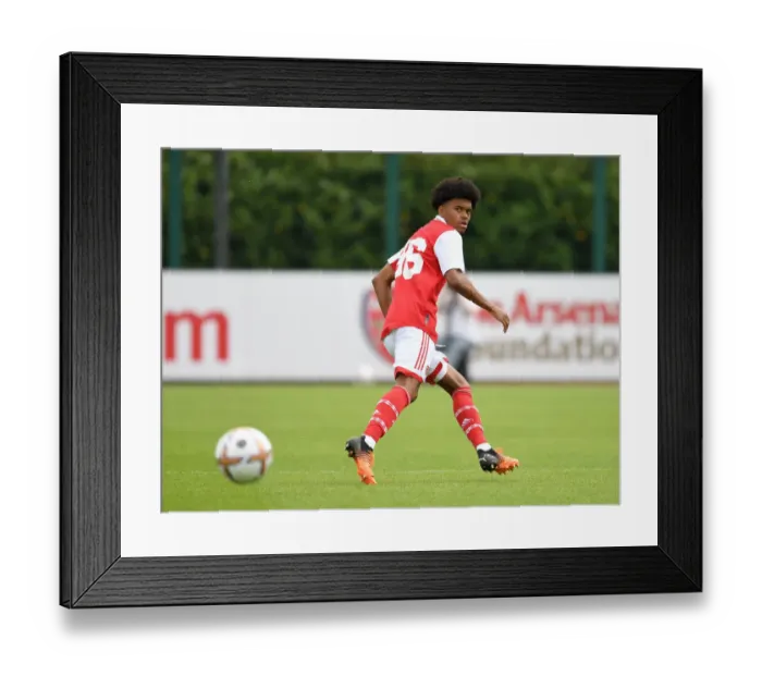 Framed Print : Arsenal FC: Pre-Season Training - Arsenal vs Ipswich Town, 2022