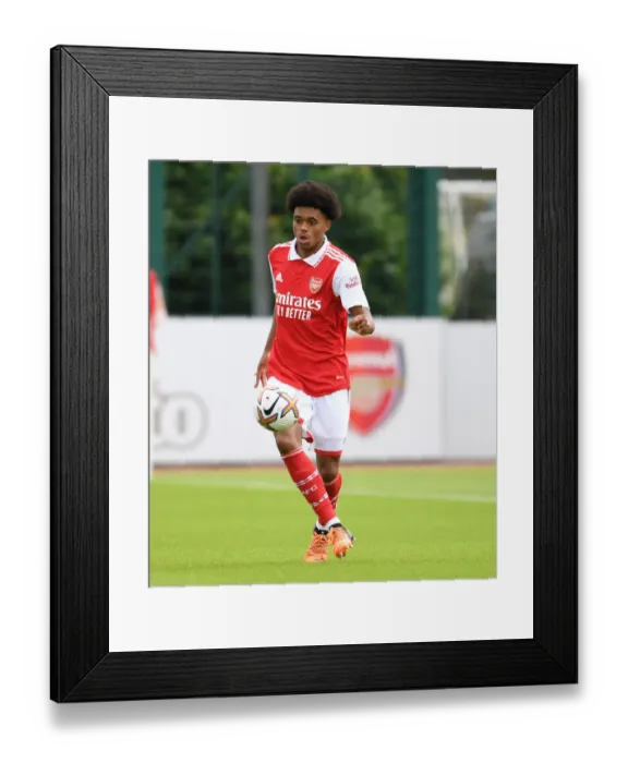 Framed Print : Arsenal FC: Lino Sousa in Action during Arsenal vs Ipswich Town Pre-Season Training (July 2022) Framed Print : Arsenal FC: Lino Sousa in Action during Arsenal vs Ipswich Town Pre-Season Training (July 2022)