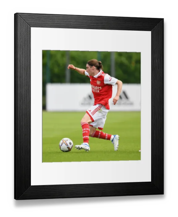 Framed Print : Marcelo Flores Steals the Show: Arsenal's Pre-Season Victory over Ipswich Town