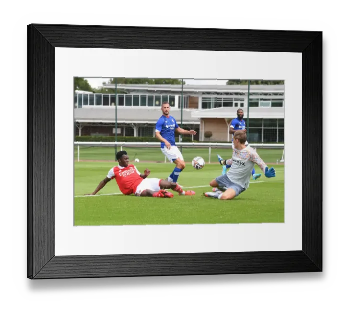 Framed Print : Arsenal Thrash Ipswich Town 4-0 in Pre-Season Friendly Framed Print : Arsenal Thrash Ipswich Town 4-0 in Pre-Season Friendly