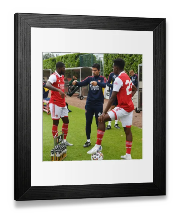 Framed Print : Arsenal Manager Mikel Arteta Preparing Team for Pre-Season Friendly Against Ipswich Town Framed Print : Arsenal Manager Mikel Arteta Preparing Team for Pre-Season Friendly Against Ipswich Town