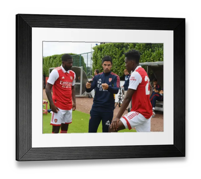Framed Print : Arsenal Manager Mikel Arteta Leads Training Session Before Pre-Season Friendly vs Ipswich Town Framed Print : Arsenal Manager Mikel Arteta Leads Training Session Before Pre-Season Friendly vs Ipswich Town