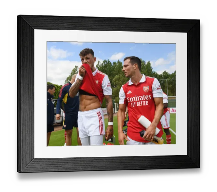 Framed Print : Arsenal FC: Pre-Season Training - Arsenal vs Ipswich Town