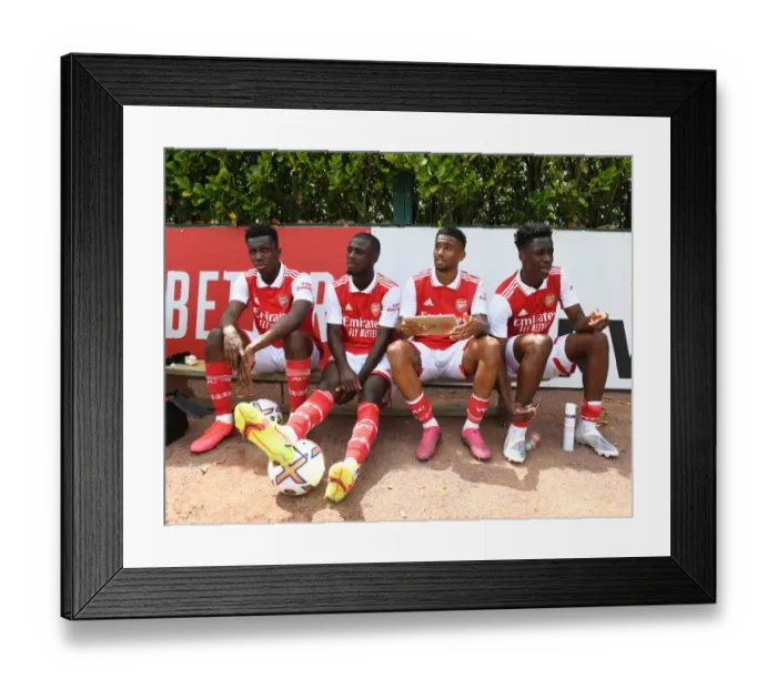 Framed Print : Arsenal Stars Eddie Nketiah, Nicolas Pepe, Reiss Nelson, and Sambi Training Ahead of Arsenal v Ipswich Town Pre-Season Friendly Framed Print : Arsenal Stars Eddie Nketiah, Nicolas Pepe, Reiss Nelson, and Sambi Training Ahead of Arsenal v Ipswich Town Pre-Season Friendly