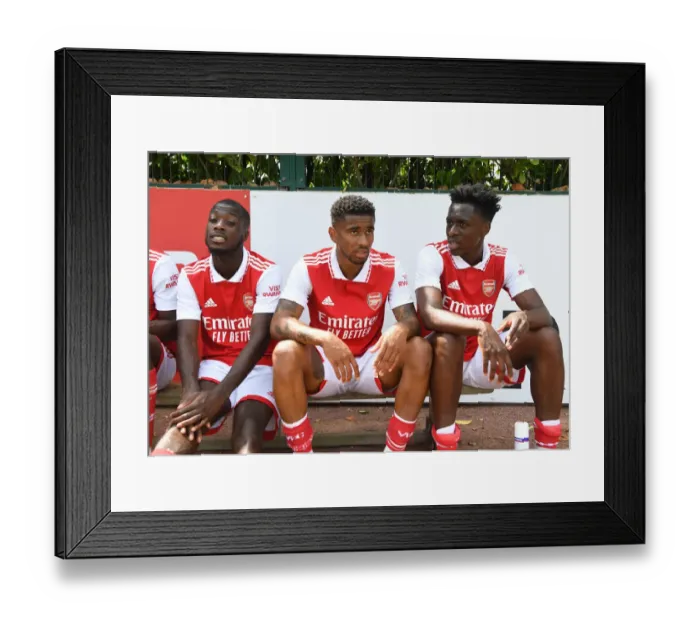 Framed Print : Arsenal FC: Pre-Season Training - Pepe, Nelson, and Sambi in Action against Ipswich Town (July 2022) Framed Print : Arsenal FC: Pre-Season Training - Pepe, Nelson, and Sambi in Action against Ipswich Town (July 2022)
