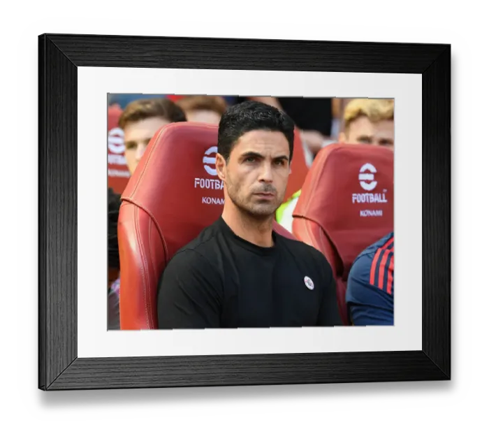 Framed Print : Arsenal's Mikel Arteta Prepares for Leicester City Clash in 2022-23 Premier League Framed Print : Arsenal's Mikel Arteta Prepares for Leicester City Clash in 2022-23 Premier League