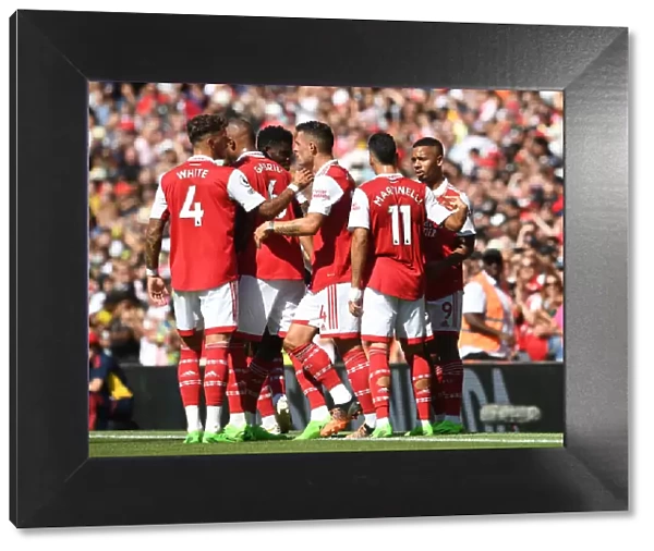 Gabriel Jesus Scores First Arsenal Goal: Arsenal 1-0 Leicester City (2022-23)