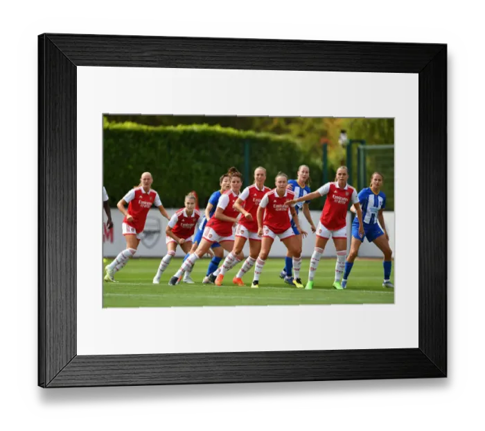 Framed Print : Arsenal Women vs Brighton & Hove Albion Women: Pre-Season Match at London Colney
