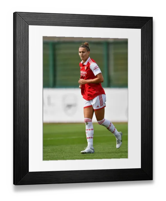 Framed Print : Steph Catley's Star Performance: Arsenal Women vs Brighton & Hove Albion Women (2022-23 Pre-Season Friendly)