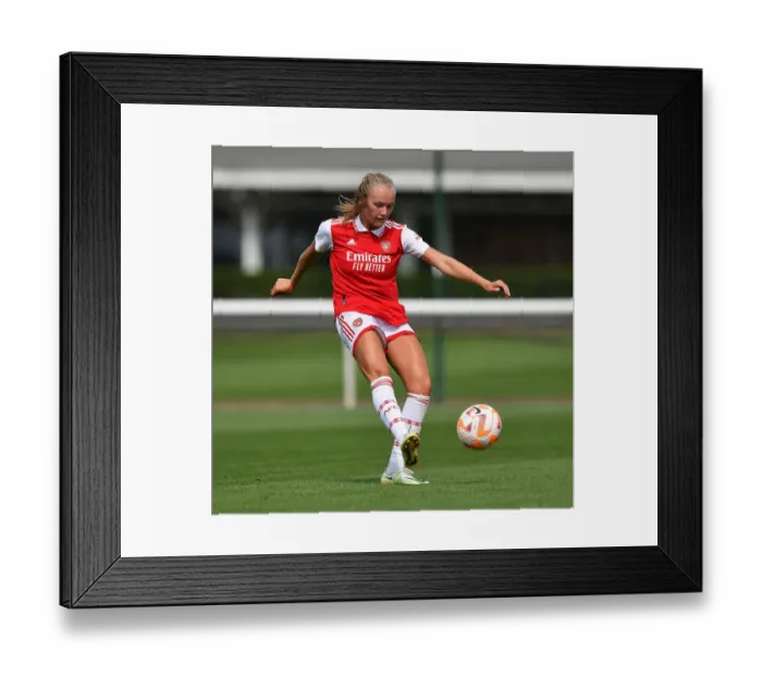Framed Print : Arsenal's Frida Maanum Shines in Pre-Season Victory over Brighton & Hove Albion Women