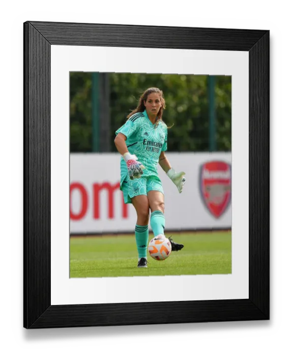 Framed Print : Arsenal Women's Kaylan Marckese Stars in Pre-Season Victory over Brighton & Hove Albion Women