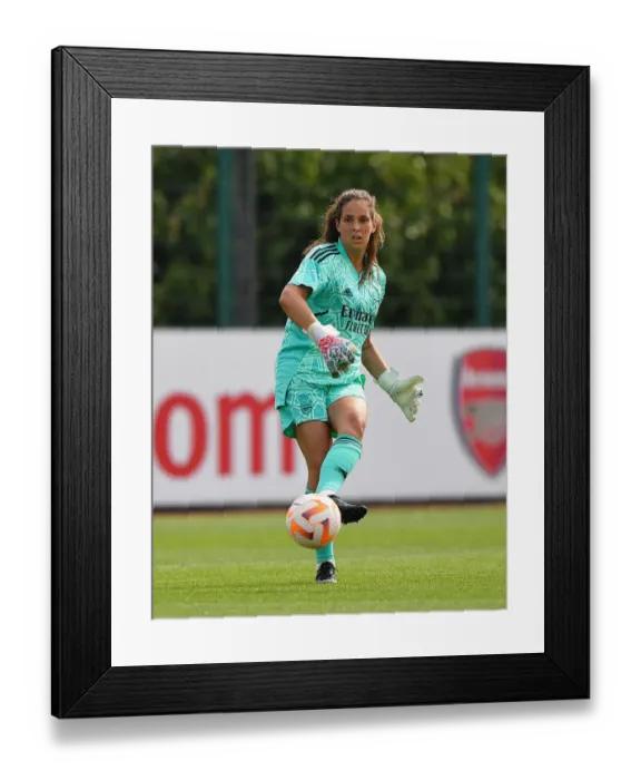 Framed Print : Arsenal's Kaylan Marckese Shines in Pre-Season Victory over Brighton & Hove Albion Women