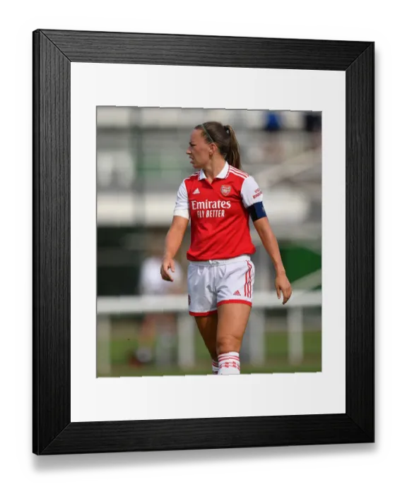 Framed Print : Arsenal Women's Katie McCabe Stars in Pre-Season Victory over Brighton & Hove Albion Women Framed Print : Arsenal Women's Katie McCabe Stars in Pre-Season Victory over Brighton & Hove Albion Women