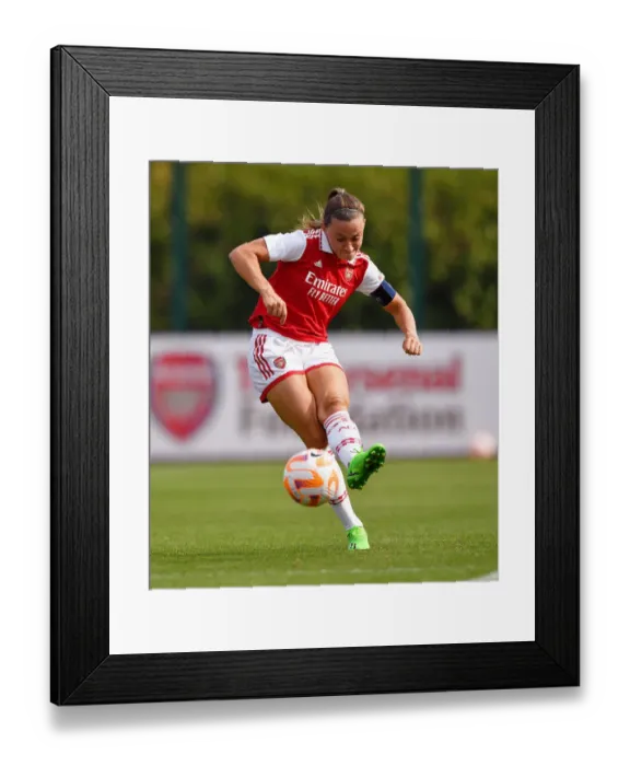 Framed Print : Arsenal's Katie McCabe Dazzles in Pre-Season Victory Over Brighton & Hove Albion Women Framed Print : Arsenal's Katie McCabe Dazzles in Pre-Season Victory Over Brighton & Hove Albion Women