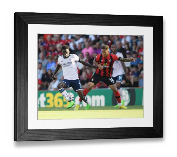 Framed Print : Thomas Partey vs Marcus Tavernier: Intense Battle in AFC Bournemouth vs Arsenal FC, Premier League 2022-23 Framed Print : Thomas Partey vs Marcus Tavernier: Intense Battle in AFC Bournemouth vs Arsenal FC, Premier League 2022-23