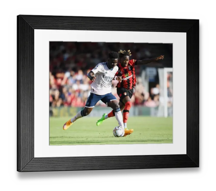 Framed Print : Bukayo Saka Outshines Jordan Zemura: AFC Bournemouth vs Arsenal FC, Premier League 2022-23 - Saka's Agile Moves Framed Print : Bukayo Saka Outshines Jordan Zemura: AFC Bournemouth vs Arsenal FC, Premier League 2022-23 - Saka's Agile Moves
