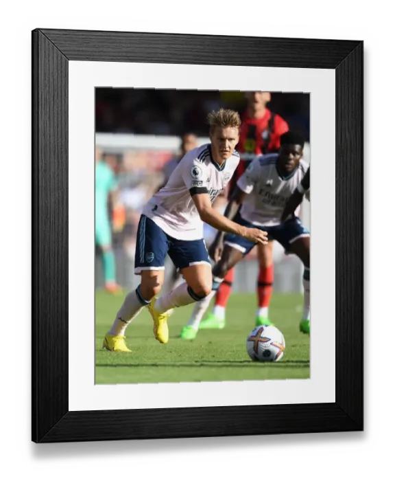 Framed Print : Martin Odegaard Shines: Arsenal's Midfield Genius Leads to Victory over AFC Bournemouth, Premier League 2022-23 Framed Print : Martin Odegaard Shines: Arsenal's Midfield Genius Leads to Victory over AFC Bournemouth, Premier League 2022-23