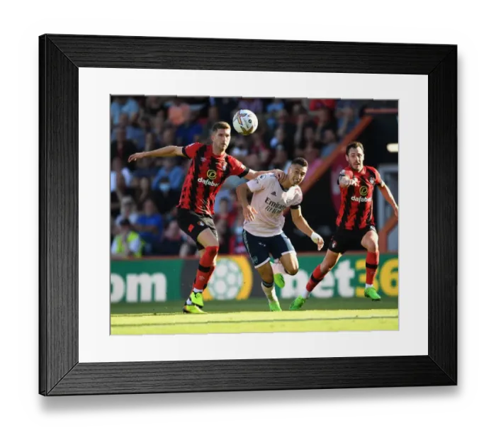 Framed Print : Martinelli vs Mepham: AFC Bournemouth vs Arsenal FC, Premier League 2022-23 Framed Print : Martinelli vs Mepham: AFC Bournemouth vs Arsenal FC, Premier League 2022-23