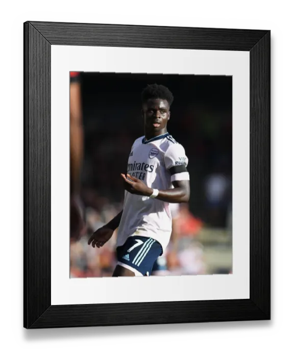 Framed Print : Bukayo Saka in Action: AFC Bournemouth vs. Arsenal FC, Premier League 2022-23 Framed Print : Bukayo Saka in Action: AFC Bournemouth vs. Arsenal FC, Premier League 2022-23