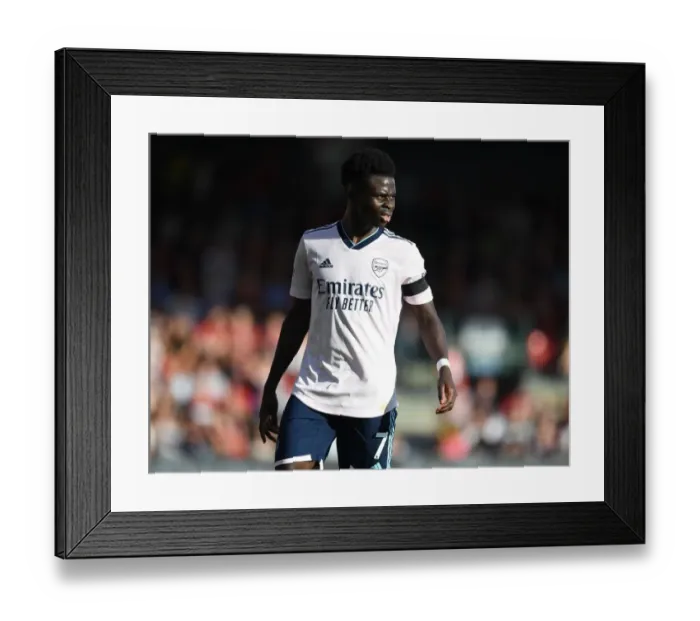 Framed Print : Bukayo Saka Shines: Arsenal's Standout Performance at AFC Bournemouth, Premier League 2022-23 Framed Print : Bukayo Saka Shines: Arsenal's Standout Performance at AFC Bournemouth, Premier League 2022-23