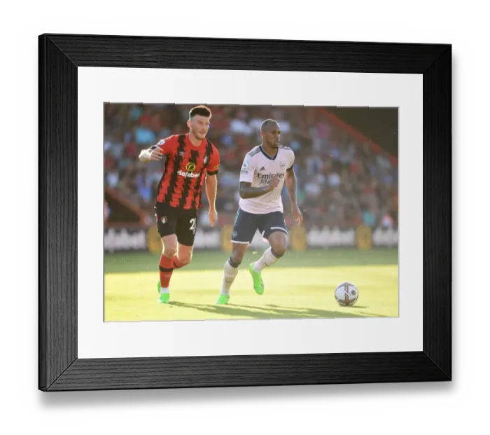 Framed Print : Gabriel vs Moore: AFC Bournemouth vs Arsenal FC - Intense Clash in the Premier League 2022-23 Framed Print : Gabriel vs Moore: AFC Bournemouth vs Arsenal FC - Intense Clash in the Premier League 2022-23