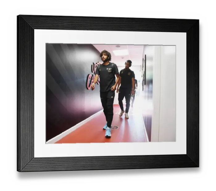 Framed Print : Mo Elneny: Arsenal Midfielder's Determination Ahead of AFC Bournemouth Clash in 2022-23 Premier League