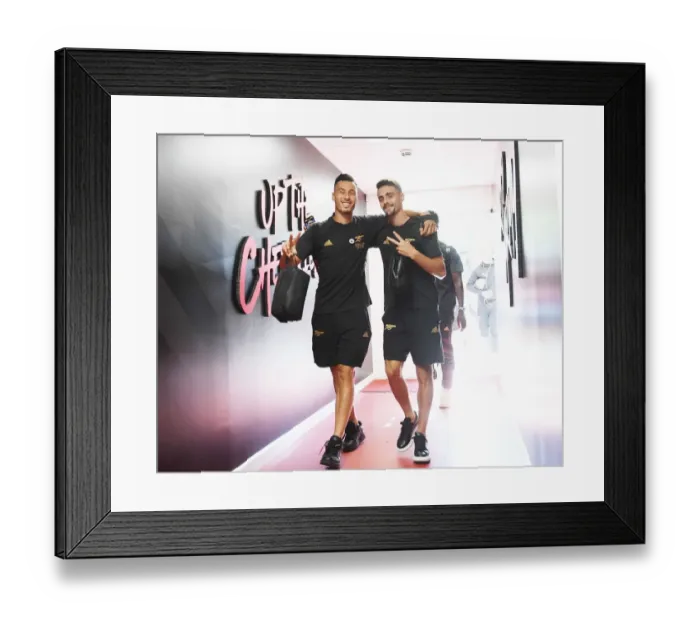 Framed Print : Arsenal Players Gabriel Martinelli and Fabio Vieira Before AFC Bournemouth Match, 2022-23 Premier League Framed Print : Arsenal Players Gabriel Martinelli and Fabio Vieira Before AFC Bournemouth Match, 2022-23 Premier League