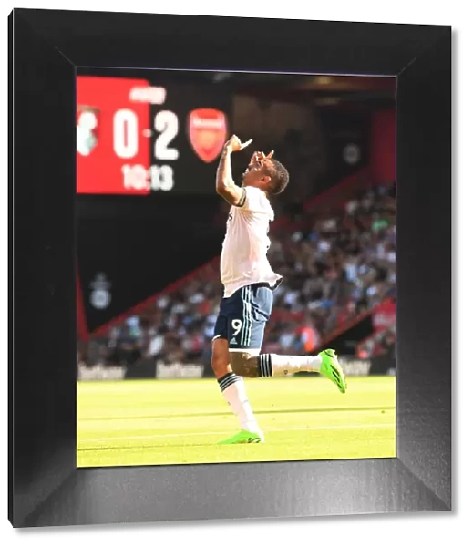 Gabriel Jesus Celebrates Martin Odegaard's Goal: Arsenal's Victory at AFC Bournemouth (2022-23)