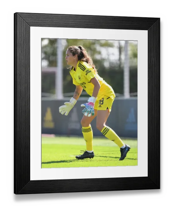 Framed Print : Arsenal Women Training at Adidas Football Facility in Herzogenaurach, Germany
