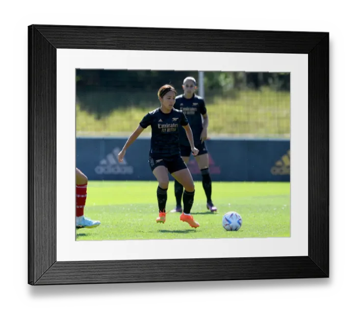 Framed Print : Arsenal Women Train at Adidas Facility in Germany Framed Print : Arsenal Women Train at Adidas Facility in Germany
