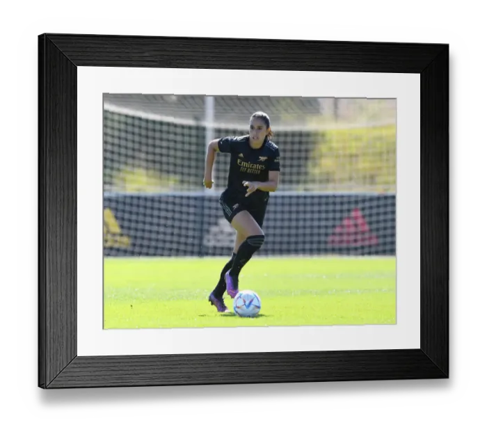 Framed Print : Arsenal Women Train at Adidas Facility in Germany