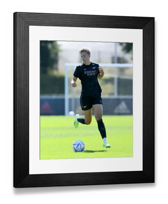 Framed Print : Arsenal Women Train at Adidas Facility in Germany Framed Print : Arsenal Women Train at Adidas Facility in Germany