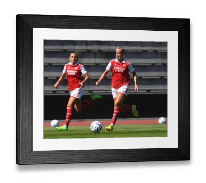 Framed Print : Arsenal Women Training at Adidas Stadium, Germany Framed Print : Arsenal Women Training at Adidas Stadium, Germany
