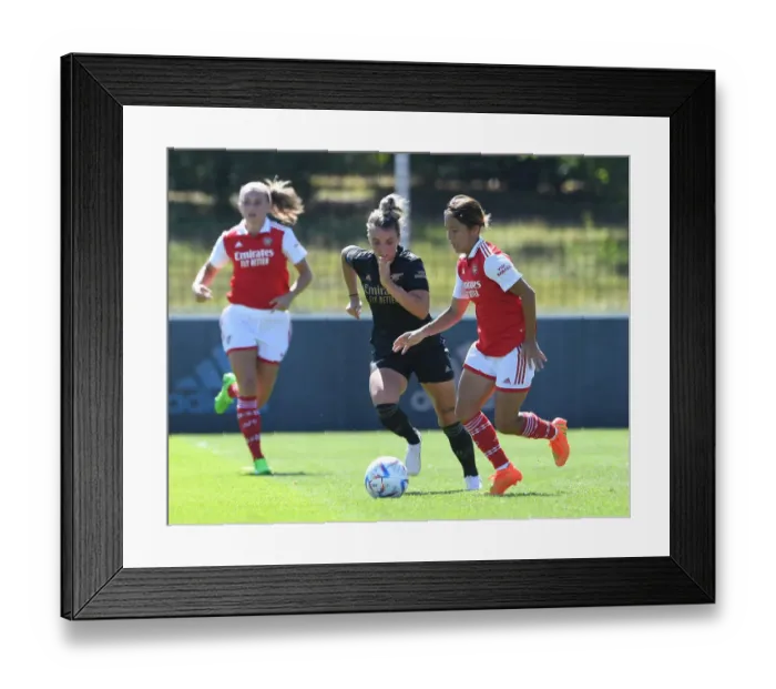 Framed Print : Arsenal Women Train at Adidas Facility in Germany Framed Print : Arsenal Women Train at Adidas Facility in Germany