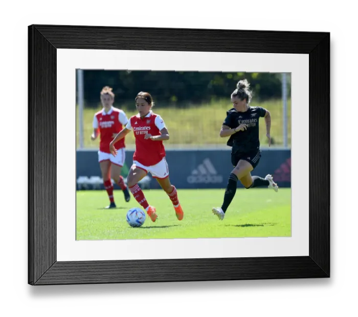 Framed Print : Arsenal Women Train at Adidas Facility in Germany Framed Print : Arsenal Women Train at Adidas Facility in Germany