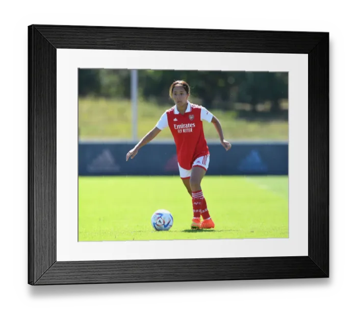 Framed Print : Arsenal Women: Training at Adidas Facility in Herzogenaurach, Germany