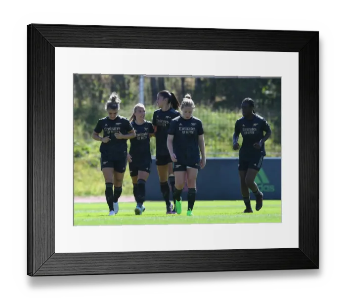 Framed Print : Arsenal Women Train at Adidas Facility in Germany: A Behind-the-Scenes Look Framed Print : Arsenal Women Train at Adidas Facility in Germany: A Behind-the-Scenes Look
