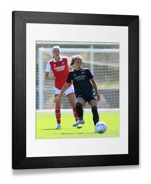 Framed Print : Arsenal Women Train at Adidas Facility in Germany
