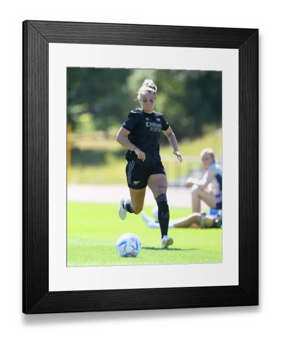 Framed Print : Arsenal Women Train at Adidas Facility in Herzogenaurach, Germany