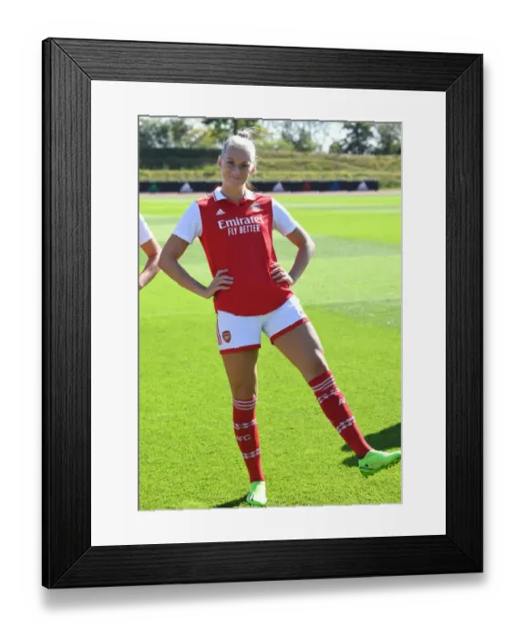 Framed Print : Arsenal Women Train at Adidas Facility in Germany