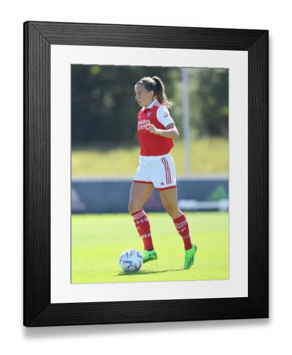 Framed Print : Arsenal Women Training at Adidas Football Facility in Herzogenaurach, Germany