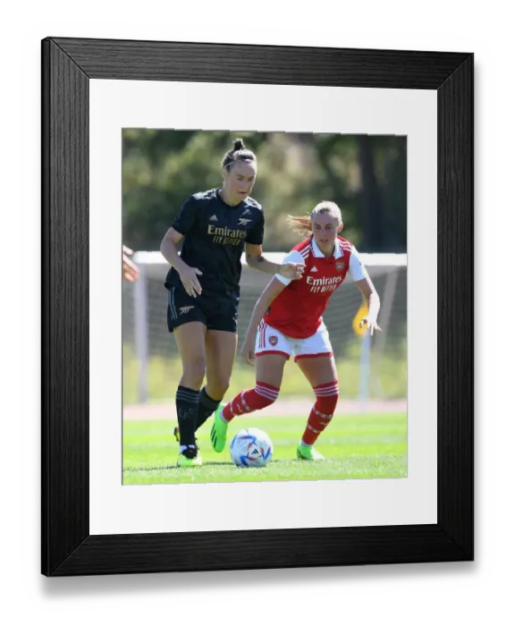 Framed Print : Arsenal Women: Training at Adidas Headquarters in Germany Framed Print : Arsenal Women: Training at Adidas Headquarters in Germany