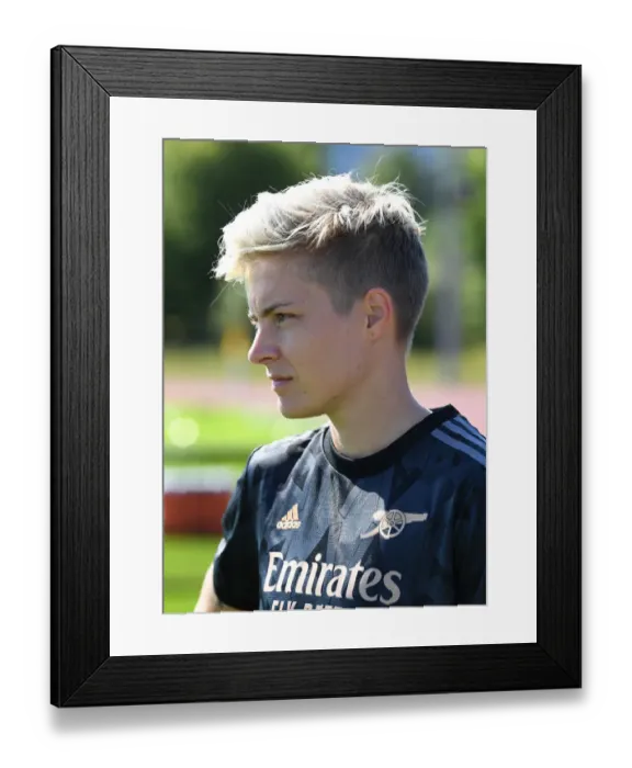 Framed Print : Arsenal Women Train at Adidas Facility in Germany
