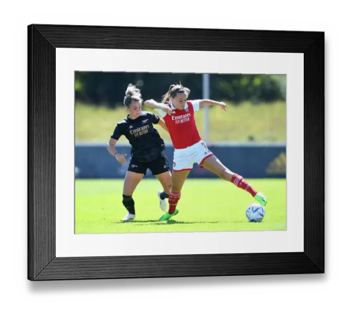 Framed Print : Arsenal Women Train at Adidas Facility in Germany: A Behind-the-Scenes Look