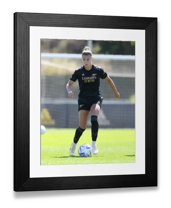 Framed Print : Arsenal Women Train at Adidas Facility in Germany