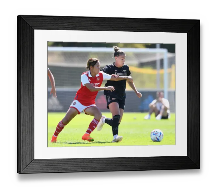 Framed Print : Arsenal Women Train at Adidas Facility in Germany Framed Print : Arsenal Women Train at Adidas Facility in Germany