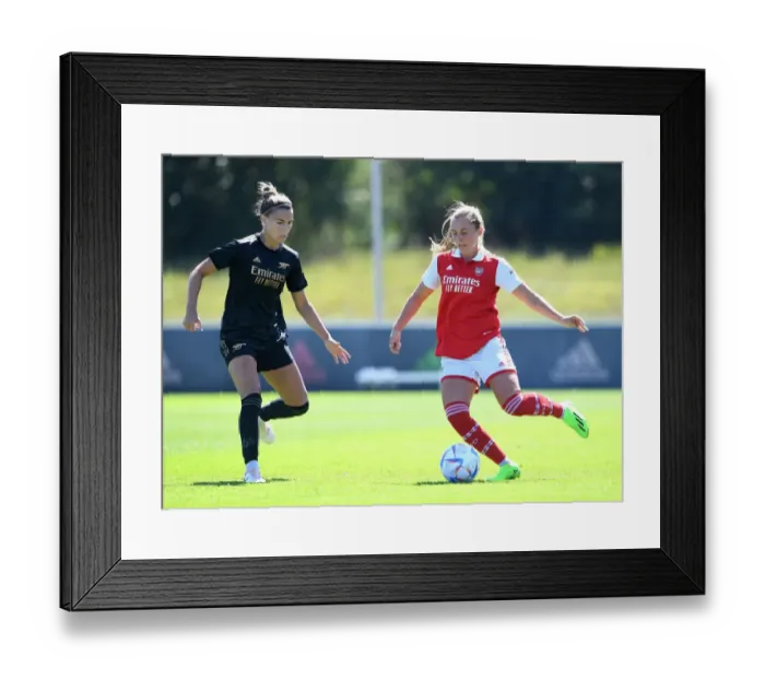Framed Print : Arsenal Women Train at Adidas Facility in Germany Framed Print : Arsenal Women Train at Adidas Facility in Germany